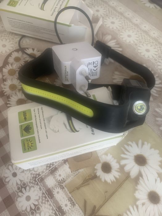 Banda led de cap pentru pescuit