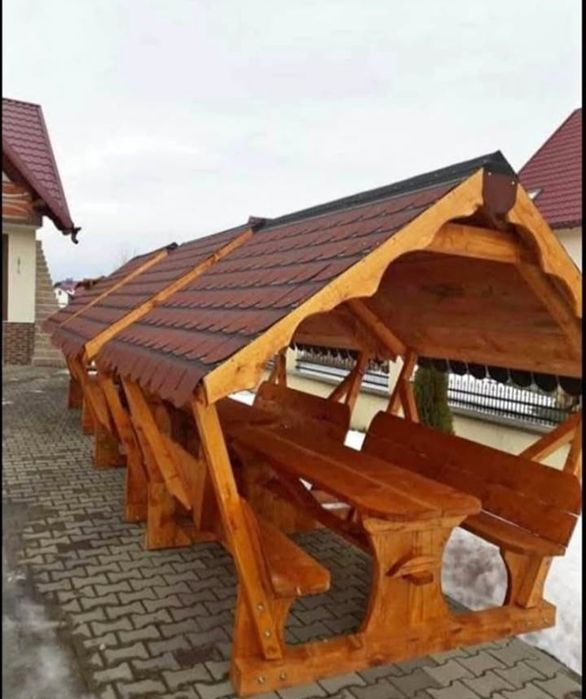 Foișor lemn masiv rustic