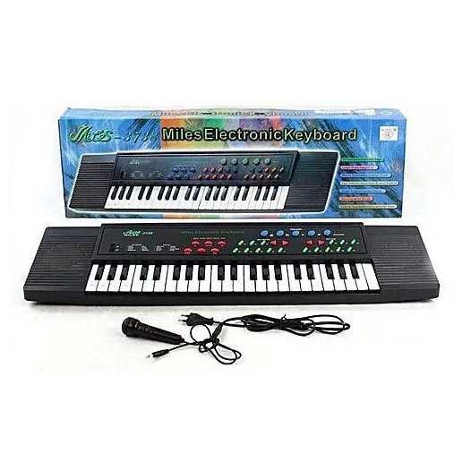 Голямо детско пиано тип йоника с микрофон и захранване