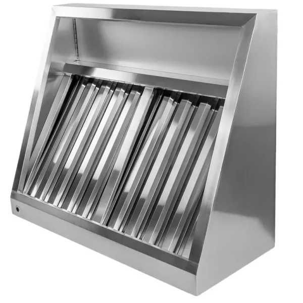 Hota de perete din inox cu separator de grasimi