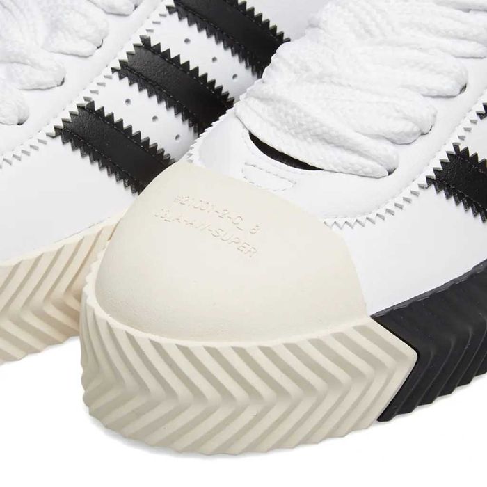 adidas×alexanderwang AW SKATE SUPER 23cm Adidas AW Skate Super Alexander Wang White Black Bucuresti