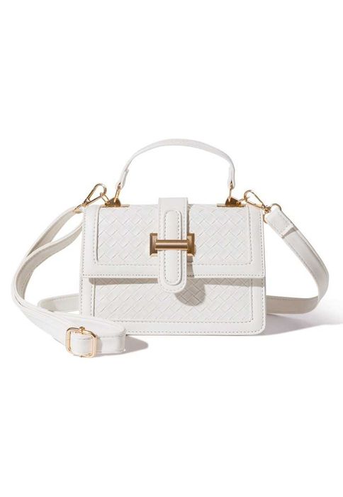 Белая женская сумка с клапаном — стильный и изящный аксессуар