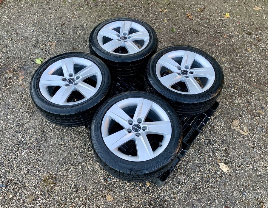 4бр.Алуминиеви джанти 16" 5x100+ГУМИ 215/45/16 за Skoda Fabia,Vw Polo