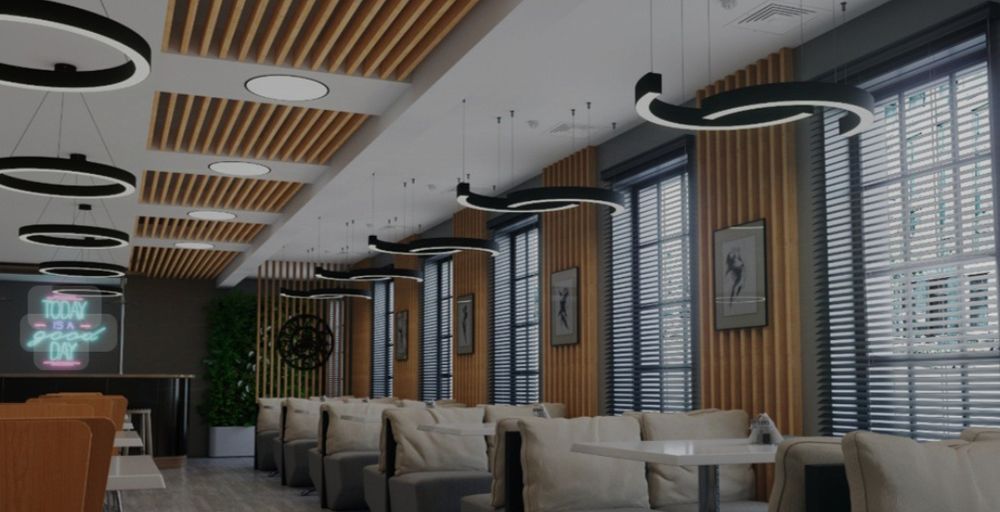 Люстры линейный на заказ