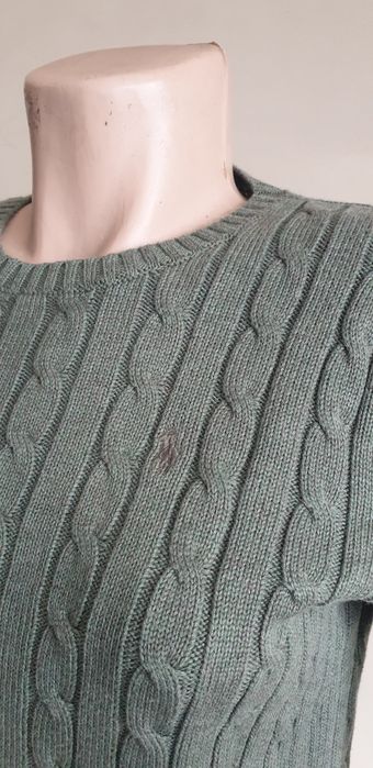 POLO Ralph Lauren Cable Pima Cotton / M НОВО! ОРИГИНАЛ! Дамски Пуловер