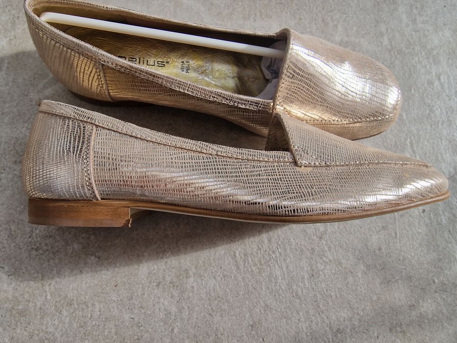 Pantofi piele naturala auri Cornelius 39