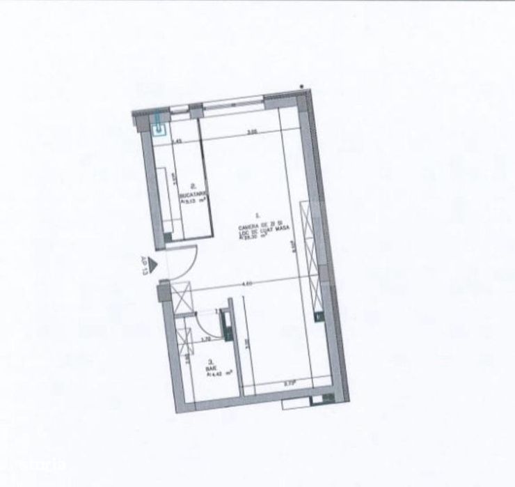 Studio premium cu nisa de dormit | 37,8 mp utili | Aproape de Piata Ci