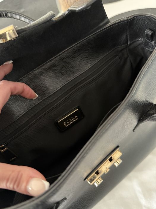 Черна дамска чанта Furla Metropolis голям размер