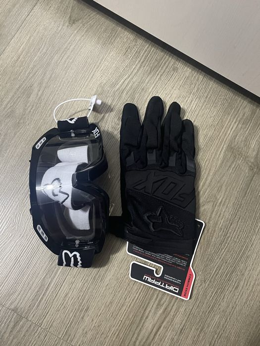 Продам очки и перчатки FOX