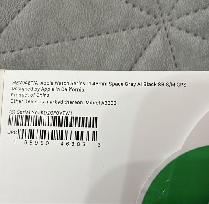 Apple Watch Series 11 46mm Space Gray
