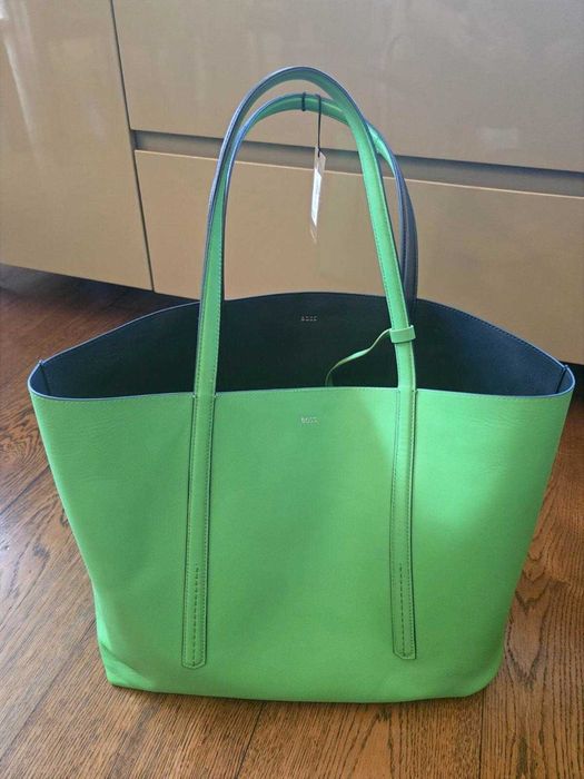 Нова! Луксозна двулицева дамска чанта BOSS Taylor Shopper-U