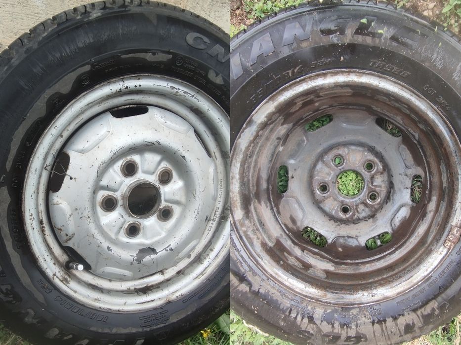 Колесо с дискоми 14