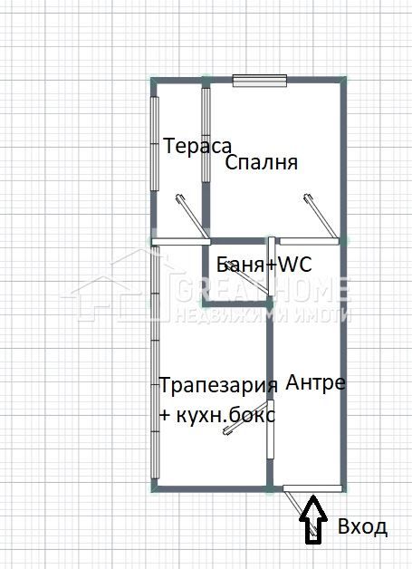 Продава се Двустаен апартамент в Търговище, Център - 43 кв.м за 807 €/кв.м - Снимка #7