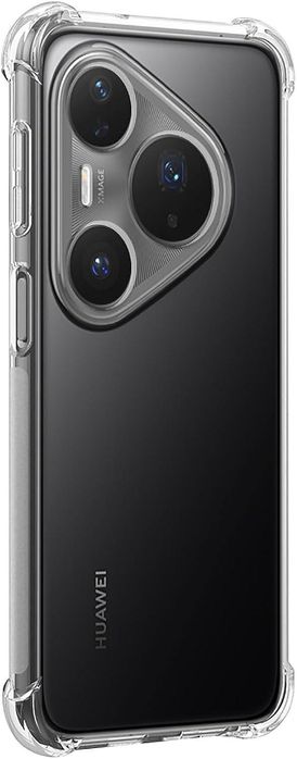 Прозрачен силиконов удароустойчив кейс за huawei pura 80