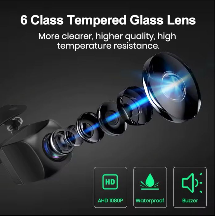 Cameră auto spate / marșarier Awesafe HS17 1080p Waterproof 145 grade