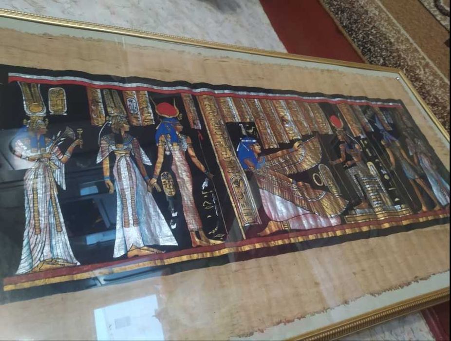 Картина папирус большой