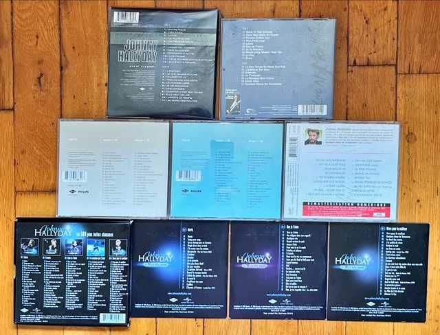 Colectie rock Johnny Hallyday pe 26 CD originale