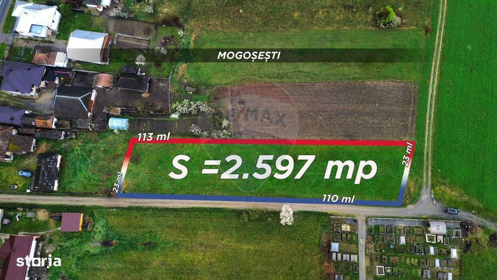 Loc casa / investitie / parcelare - TEREN in Mogosesti
