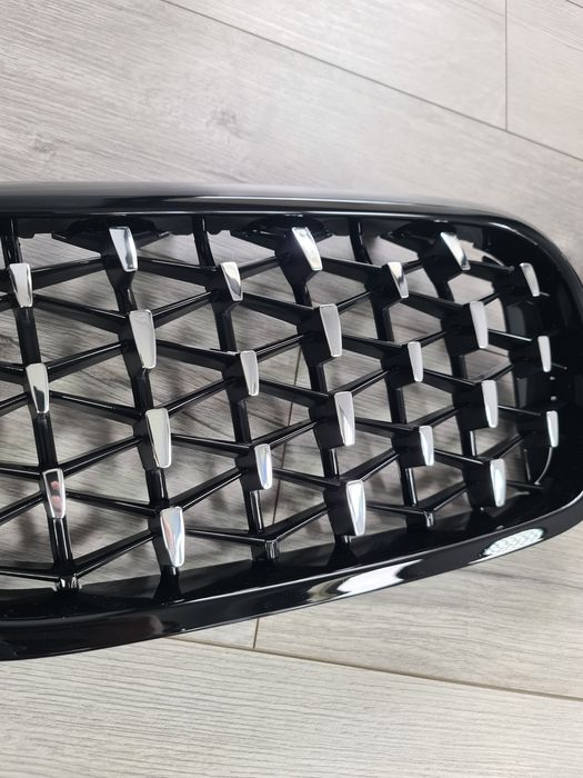 Grila-Diamond-Negru-Crom-Black-Chrome-Bmw-Seria-5-2017-G30-2018-2019