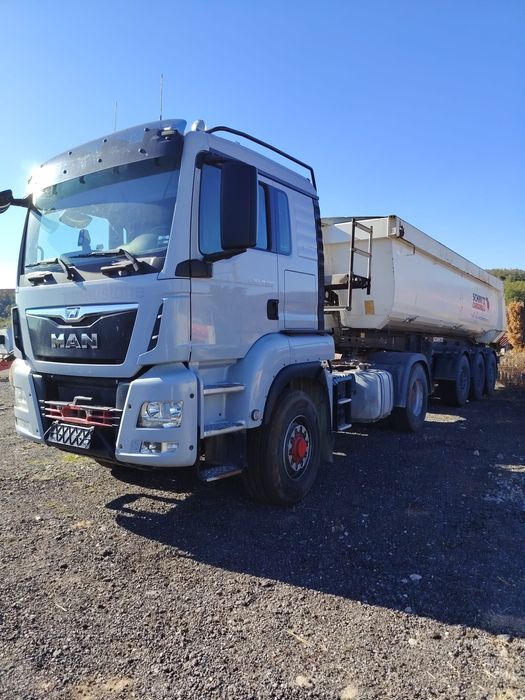 Cap tractor MAN TGS si semiremorcă SCHMITZ