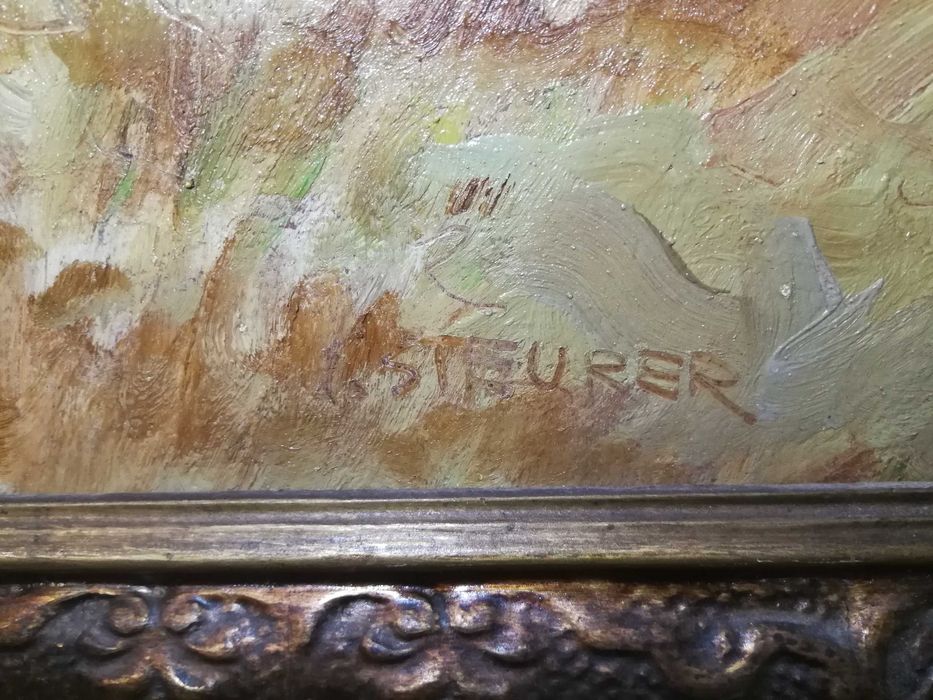 Tablou de colectie Iosif Steurer – Peisaj de Toamna (ulei, format mare)
