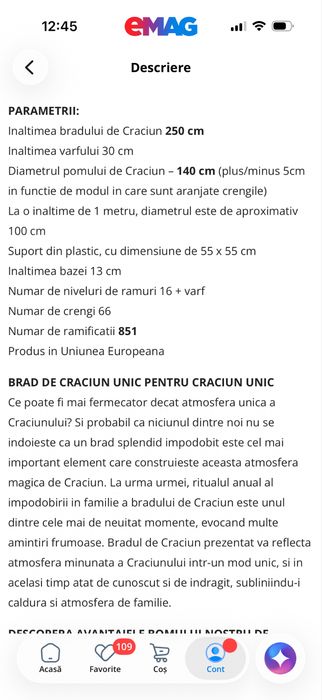 Vand brad artificial