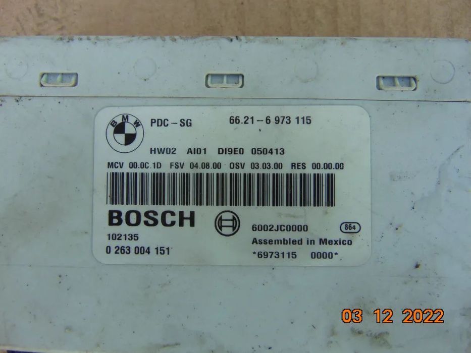 Modul senzori parcare BMW e87 e90 e91 E92 e81 e88 e82 dezmembrez