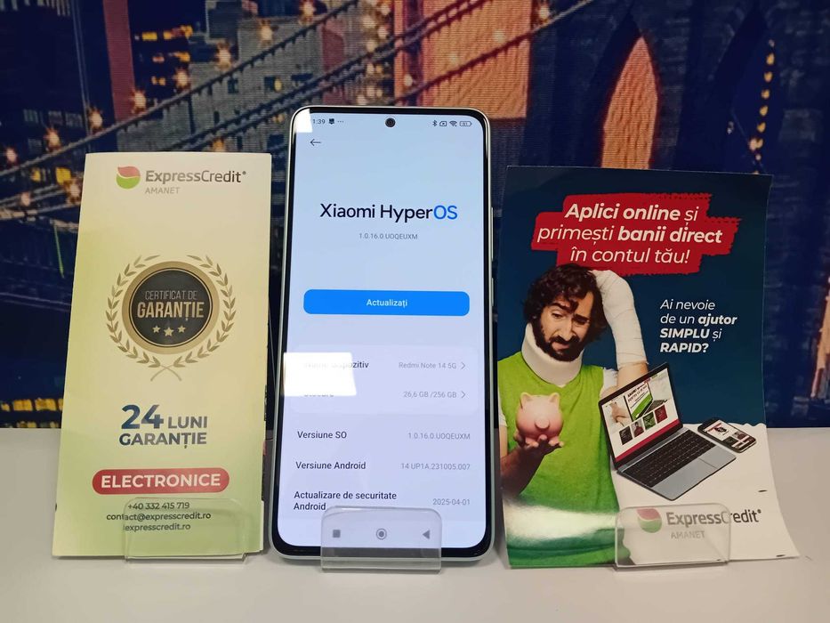 Xiaomi Redmi Note 14 (34188/30 Pacurari 2)Garantie 2 Ani!