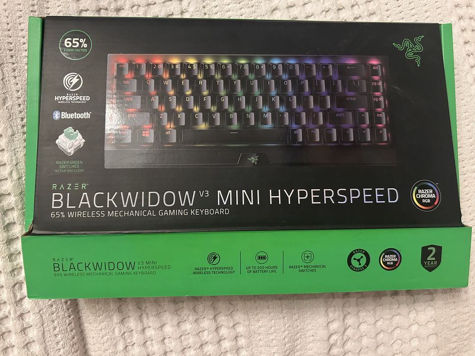 Клавиатура Razer Blackwidow v3 Mini Hyperspeed
