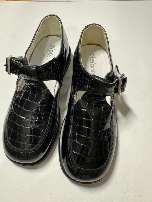 Кожаные туфли для девочки elefanten