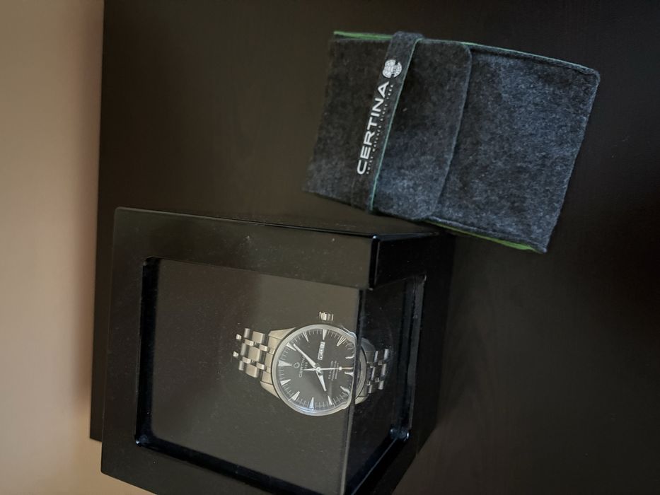 Чисто нов! Certina ds action day-date powermatic 80 , часовник