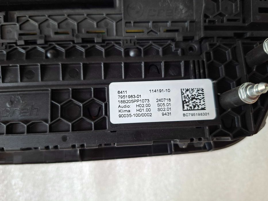 7951983 Радио Аудио Климатичен панел BMW X3 G01 X4 G02