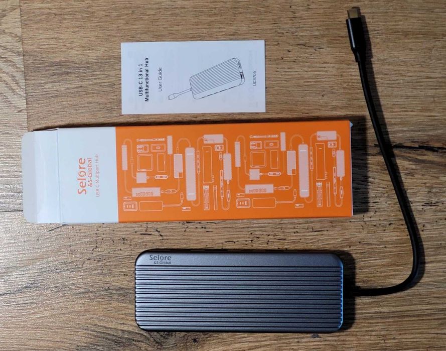 USB C Докинг станция Мултимонитор Лаптоп 2 HDMI DP/USB C  13 в 1