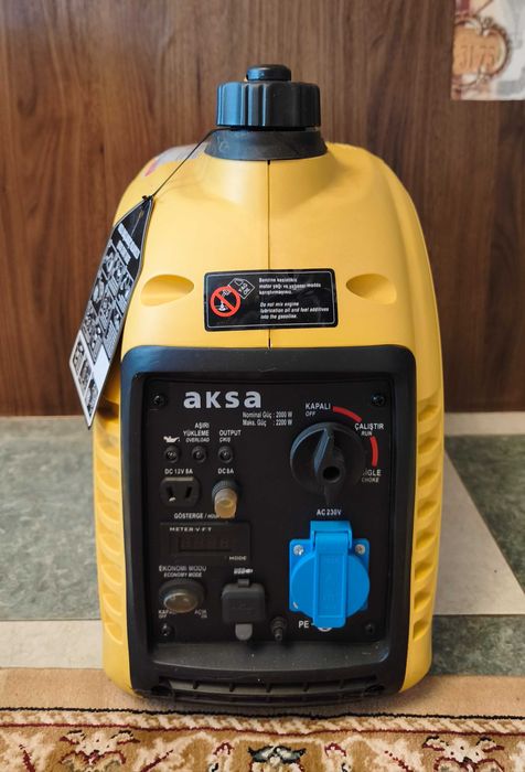 Бензинов генератор Aksa AAP 2000i 1.9 kVA Pull Start