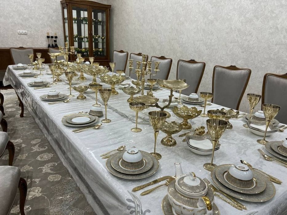 Новые Фужеры метал Латунь новые в наборе 6 штук импорт привезенные