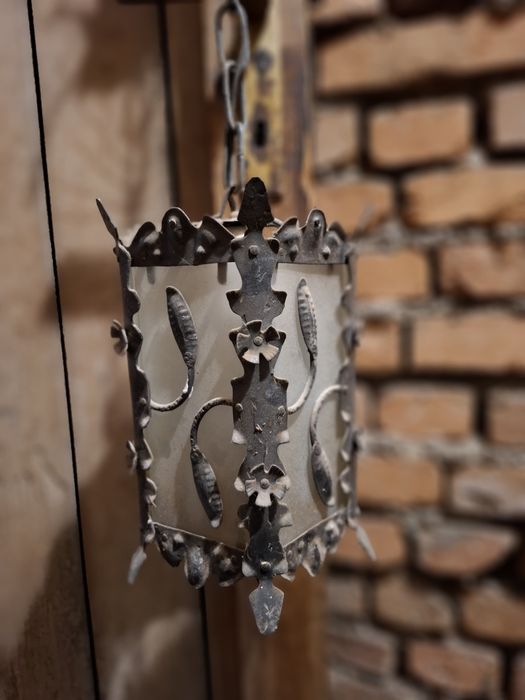 Lustră fier forjat din 1960