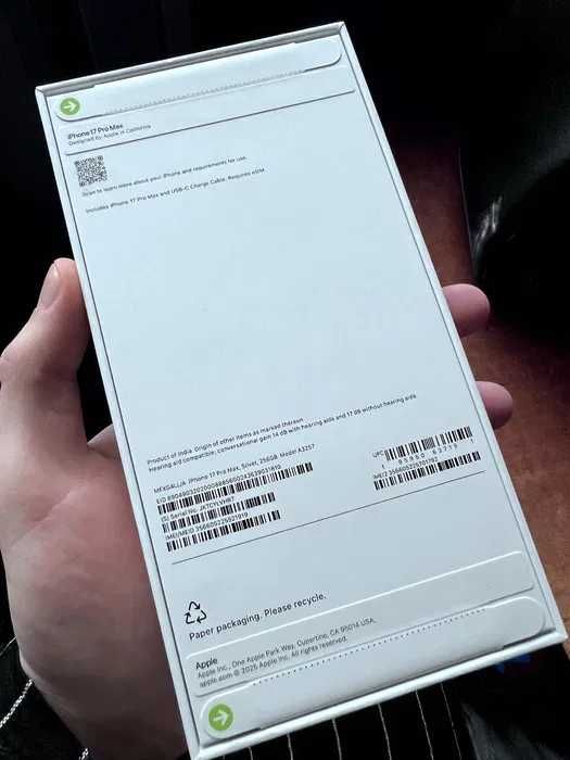 iPhone 17 Pro Max 256 Silver - Sigilat