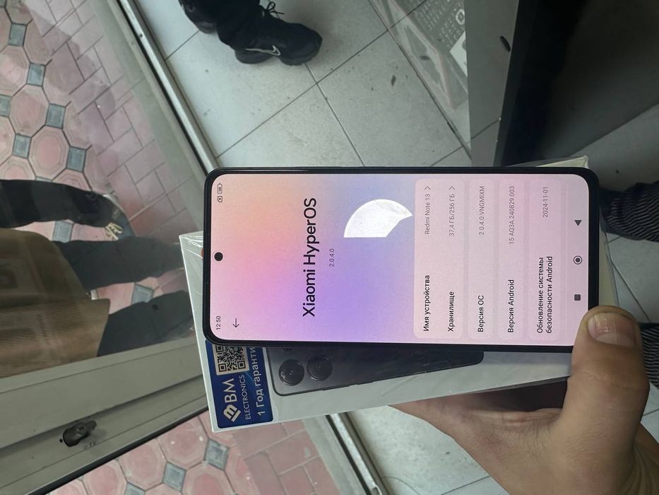 Redmi not 13 8+4/256 gb ideyal yengide holata