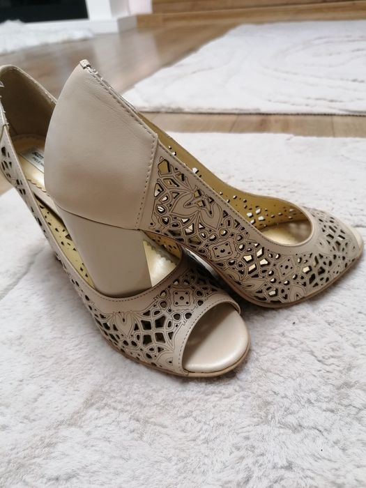 Pantofi piele naturala