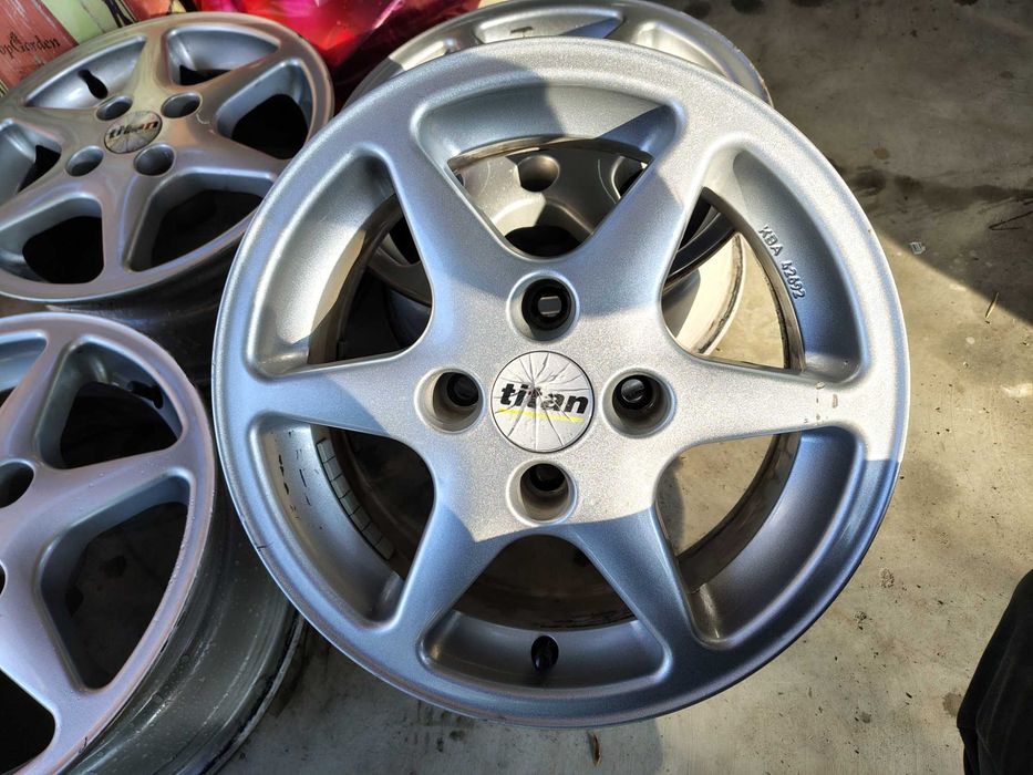 4бр.АЛУМИНИЕВИ джанти 14ки TITAN 4x108 6J ET20 за ПЕЖО,СИТРОЕН