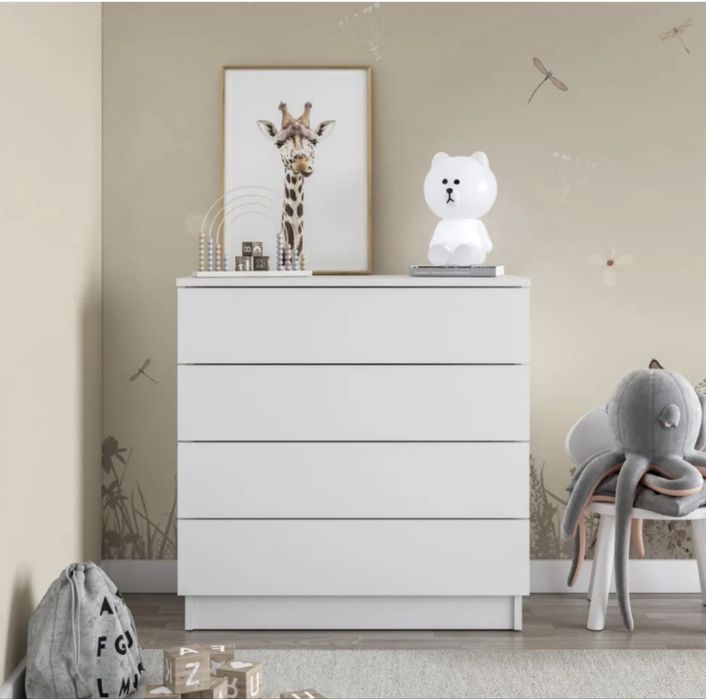 Комод Letta, 75x33x73 см, белый