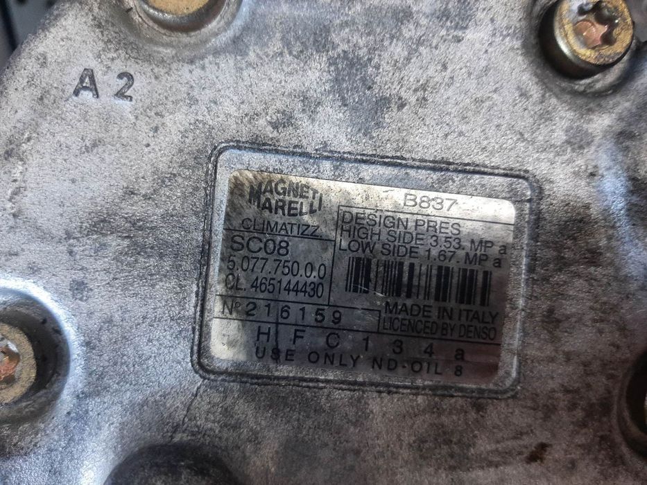 compresor clima ac lancia ypsilon  fiat albea marea  punto doblo  1.1b  1.2b  507775000