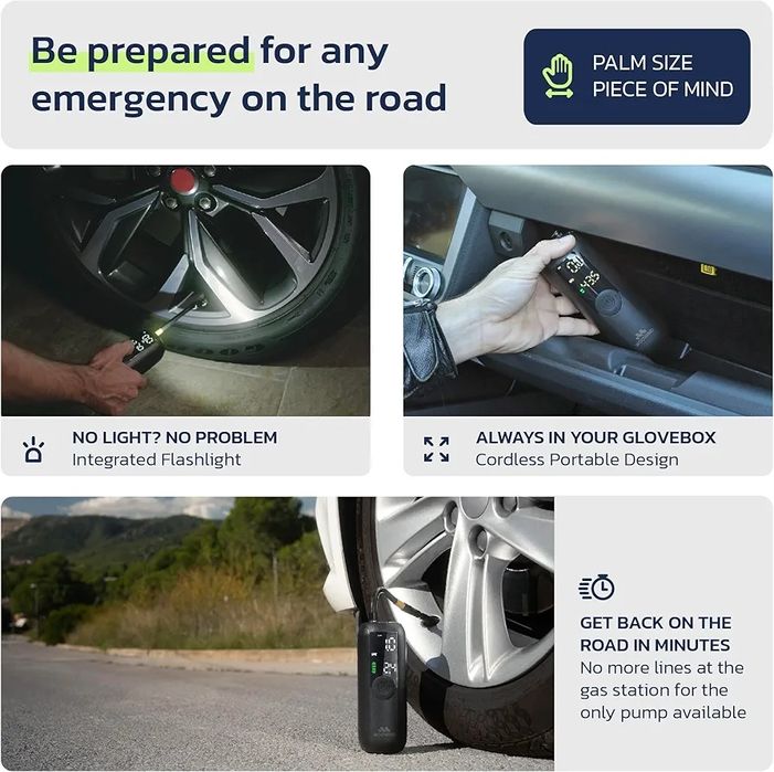 Woowind LP1 - Compresor portabil auto/biciclete/motociclete