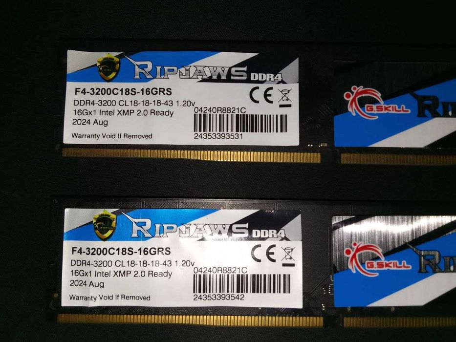 Комплект оперативной памяти (озу)  G.skill 32гб ддр4 16x2 3200mhz