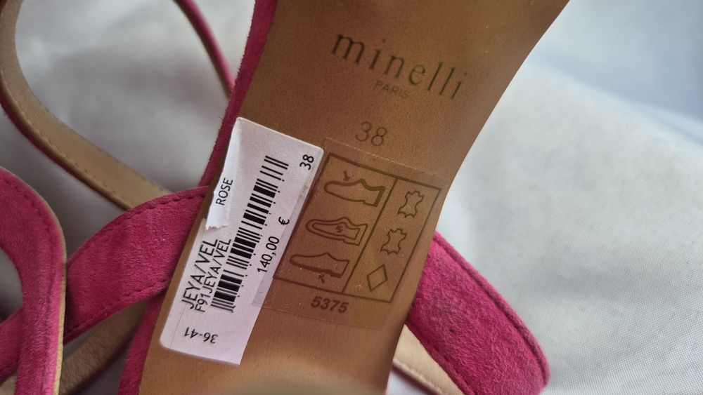 Pantofi piele naturala Lazzarini nr.38 Noi-