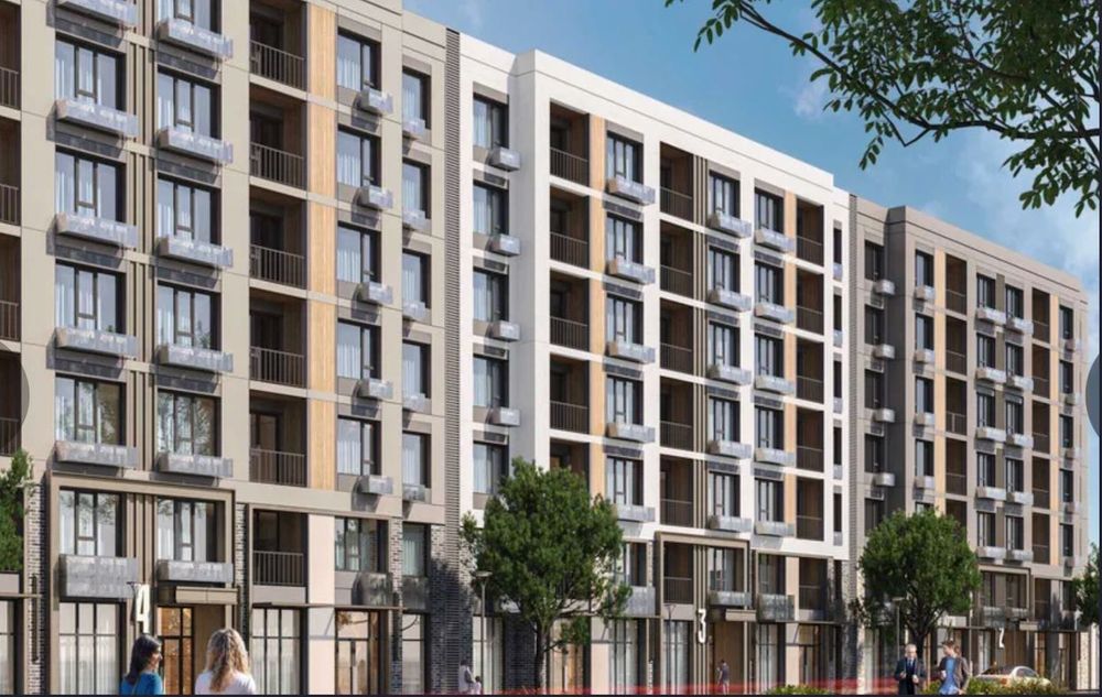 2-x комнатная квартира, 64.27м² | NRG Yunusobod | Предчистовая отд.