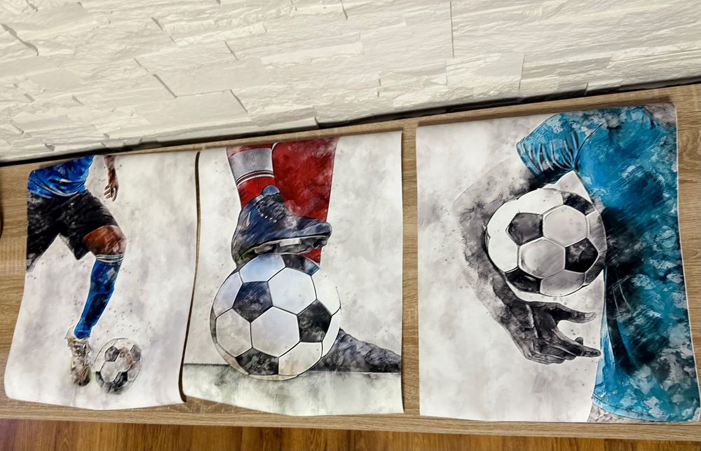 Декорация и спално бельо на футболна тема