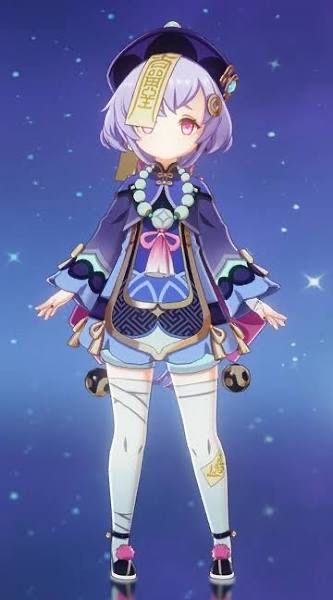 Костюм для косплея Ци Ци Genshin