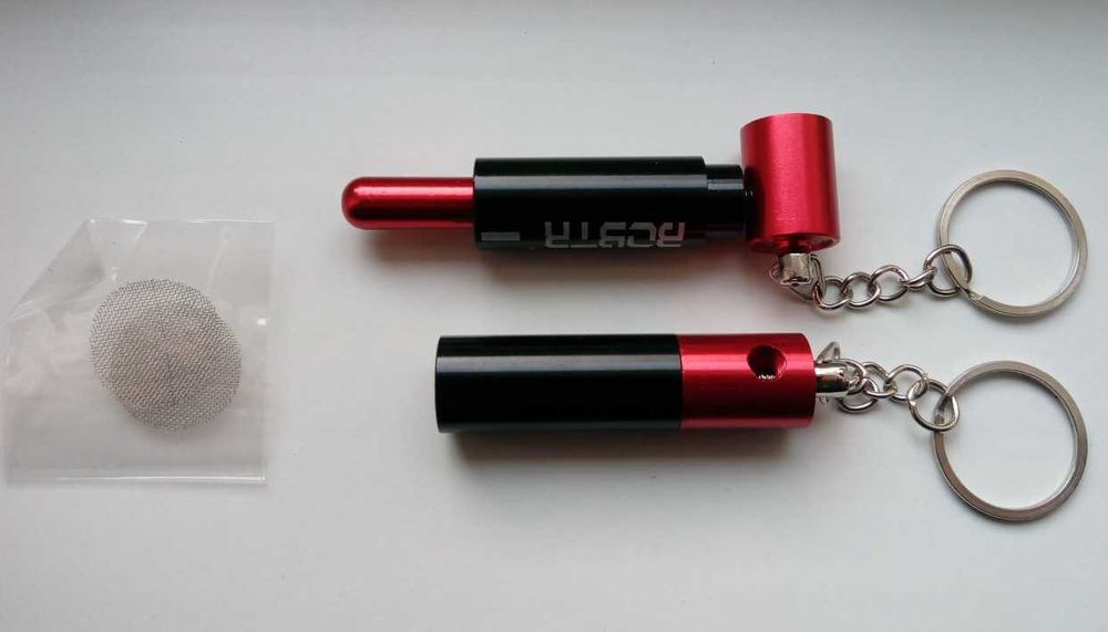 курительная трубка «Батарейка» цвет красный