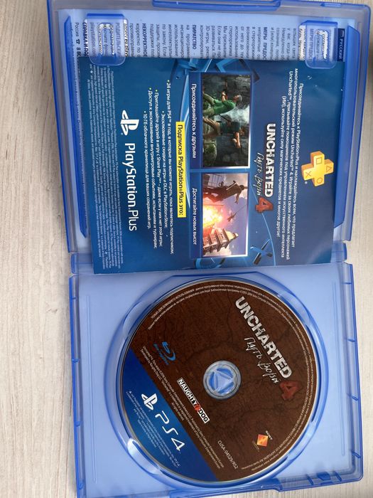 Uncharted 4 PS4 Диск